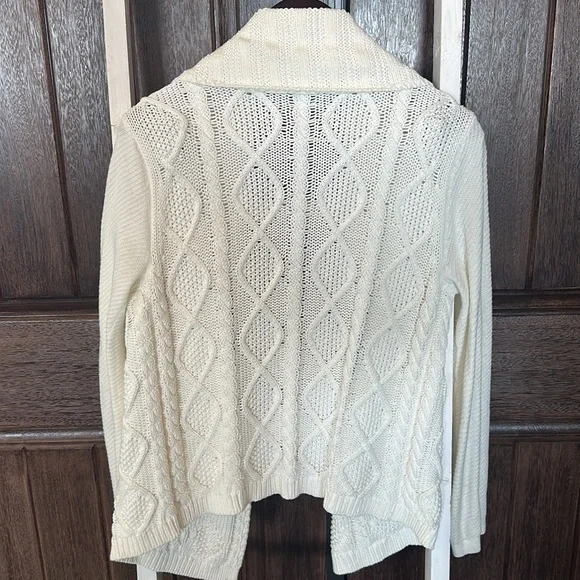 CAbi Cable Knit Open Front Cardigan - Picture 4 of 5